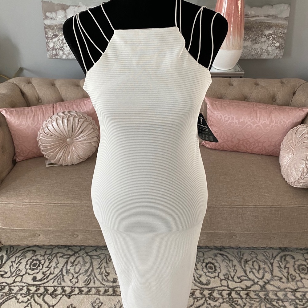 Rare London midi strappy dress
